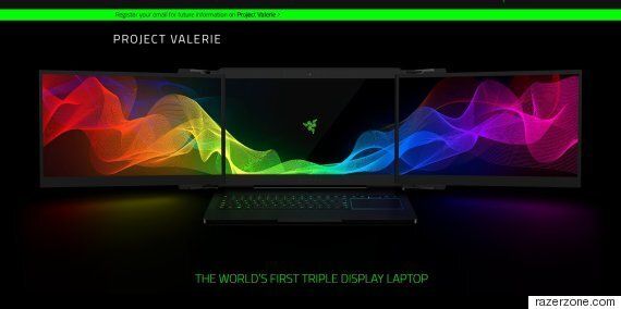 모니터가 세 개인 지상 최강의 게이밍 노트북(영상)