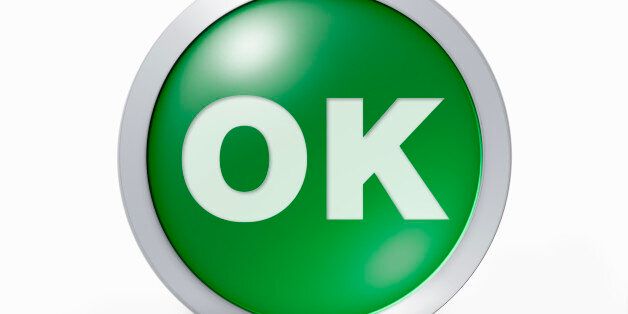 A button with the word 'OK'