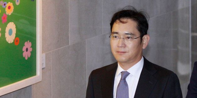 Lee Jae Yong of Samsung group vice chairman arrives during the President political scandal parliament hearing at national assembly in Seoul, South Korea. South Korean President Park Geun-hye, engulfed in an influence peddling scandal, said if she was impeached she would wait for a court to uphold the decision, a party official said on Tuesday, a sign a political crisis could drag on for months. (Photo by Seung-il Ryu/NurPhoto via Getty Images)