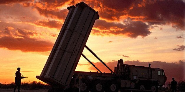 The Pentagon again postponed a key test of its troubled 'THAAD'''' anti-missile defense rocket, seen this file photo, due to a commercial power failure, the Defense Department said. (photo by Lockheed Martin)