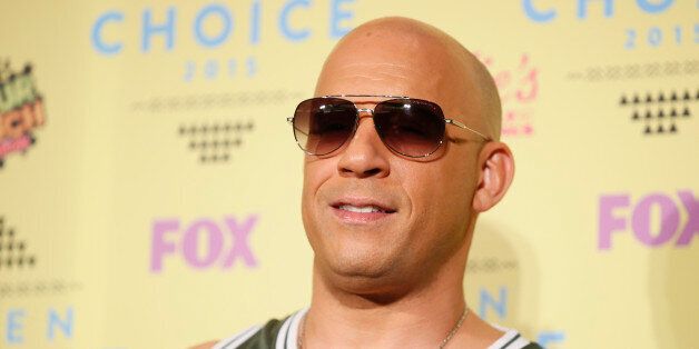 Actor Vin Diesel poses backstage at the 2015 Teen Choice Awards in Los Angeles, California, United States August 16, 2015.  REUTERS/Danny Moloshok
