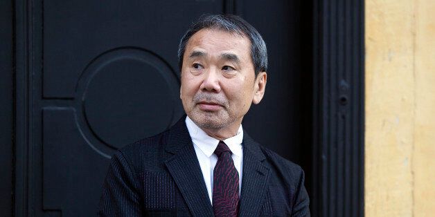 ODENSE, DENMARK - OCTOBER 30: Japanese author Haruki Murakami outside the house of Danish author Hans Christian Anderson prior to Murakami's receival of the prestigious Hans Christian Anderson Literature Award at the City Hall in Odense on October 30, 2016, in Demark. (Photo by Ole Jensen/Corbis via Getty images)