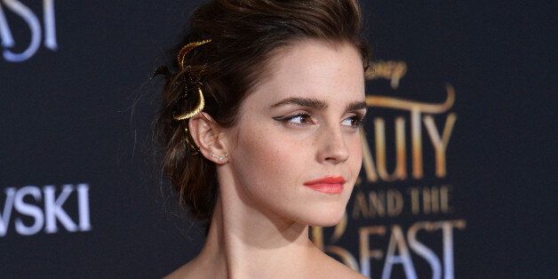 Cast member Emma Watson attends the premiere of the motion picture romantic musical fantasy 'Beauty and the Beast' at the El Capitan Theatre in the Hollywood section of Los Angeles on March 2, 2017. Storyline: A young prince, imprisoned in the form of a beast, can be freed only by true love. What may be his only opportunity arrives when he meets Belle, the only human girl to ever visit the castle since it was enchanted.  PHOTOGRAPH BY UPI / Barcroft ImagesLondon-T:+44 207 033 1031 E:hello@barcro