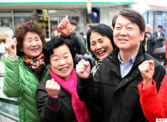 안철수가 대선 주자 지지율 2위로 올라섰다