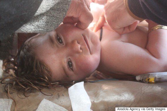 러시아와 시리아가 동시에 기자회견을 열어 '화학무기' 사용을 부인했다