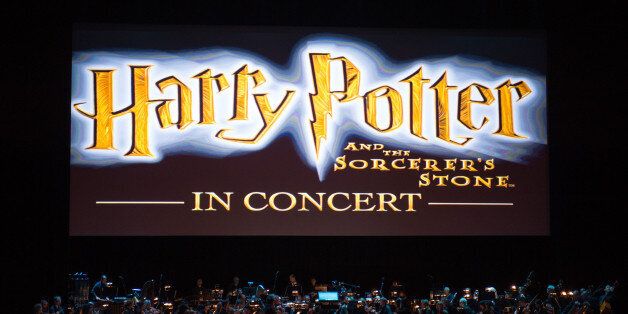 NEW YORK, NY - MARCH 31:  The movie Harry Potter And The Sorcerer's Stone is seen onscreen during the Harry Potter And The Sorcerer's Stone Concert at Radio City Music Hall on March 31, 2017 in New York City.  (Photo by J. Kempin/Getty Images)
