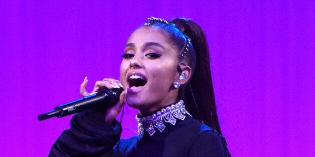 NEW YORK, NY - FEBRUARY 23:  Ariana Grande performs onstage during her 'Dangerous Woman' tour at Madison Square Garden on February 23, 2017 in New York City.  (Photo by Kevin Mazur/Getty Images for Republic Records)