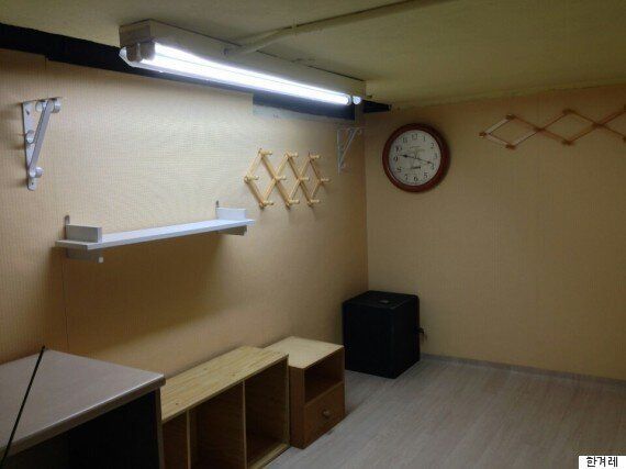 홍익대 학생들이 직접 학교 청소노동자 휴게실을 리모델링했다(사진)
