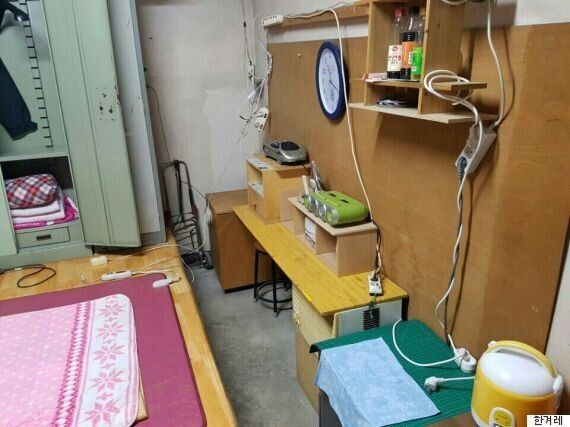 홍익대 학생들이 직접 학교 청소노동자 휴게실을 리모델링했다(사진)