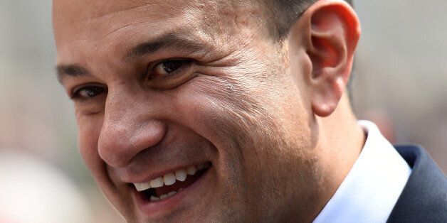 Leo Varadkar speaks to people as he leaves Government buildings after being elected by parliamentary vote as the next Prime Minister of Ireland (Taoiseach) to replace Enda Kenny in Dublin, Ireland June 14, 2017.  REUTERS/Clodagh Kilcoyne