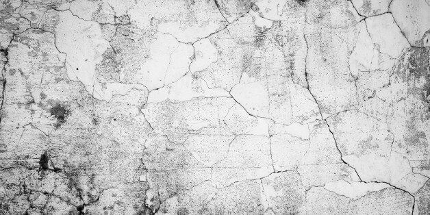 Gray grunge cracked old wall texture, concrete cement background, full frame