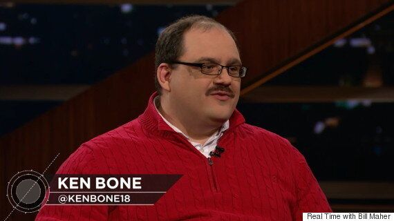 미국 대선토론 스타 '켄 본'이 '누구 찍었냐'는 빌 마허의 질문에 답하다