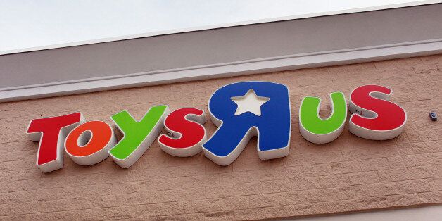 MIAMI - SEPTEMBER 28: The Toys'R'Us sign is seen on the outside of a store on September 28, 2010 in Miami, Florida. Toys'R'Us announced today it will hire about 45,000 employees to help with the holiday season, a larger number than in previous holiday seasons.  (Photo by Joe Raedle/Getty Images)