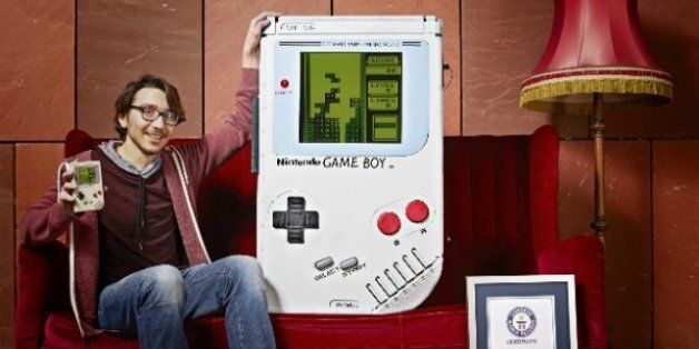 A Nintendo Game Boy handheld game console photographed on a white background, taken on March 26, 2009. (Photo by Neil Godwin/GamesMaster Magazine via Getty Images)