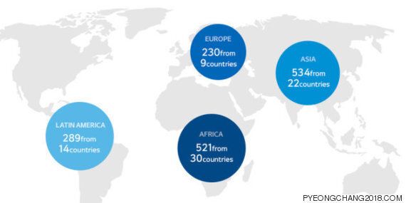 일본 열도가 사라진 평창 올림픽 공식 사이트의 세계지도가 일본의 분노를 사다