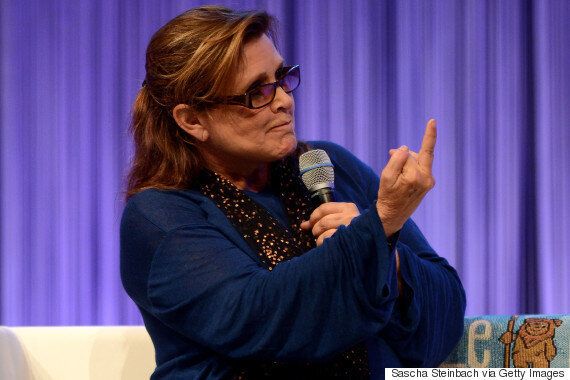 캐리 피셔가 자신의 친구를 성추행한 프로듀서에게 보낸 선물