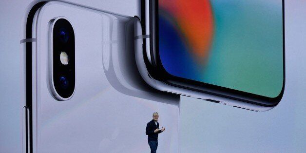 CUPERTINO, CA - SEPTEMBER 12: Apple CEO Tim Cook makes speech during the Apple launch event on September 12, 2017 in Cupertino,California. Apple Inc. unveiled its new iPhone 8, iPhone X, iPhone 8 Plus, and the Apple Watch Series 3 at the new Apple Park campus. (Photo by Qi Heng/VCG via Getty Images)
