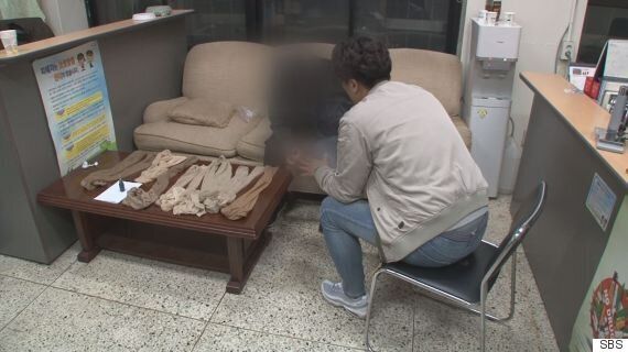 '20대 남성이 여자 스타킹에 잉크 뿌리고 도망간 사건'에 대한 경찰의 판단