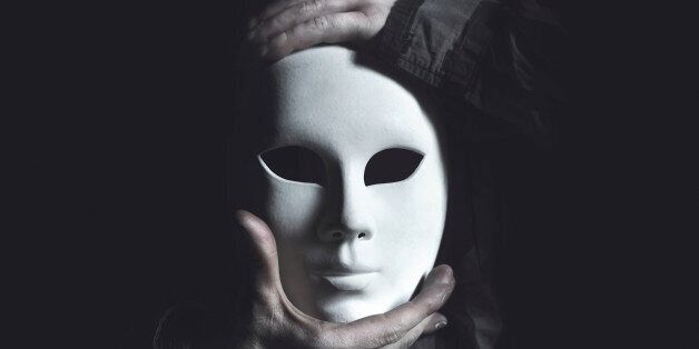 theater white mask
