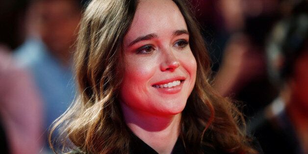 Actor Ellen Page arrives on the red carpet for the film