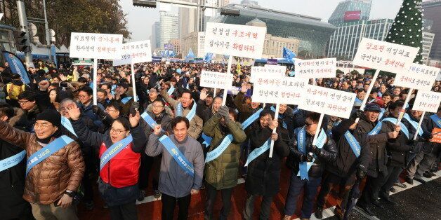 의사 3만명 '문재인케어 반대' 집회에 참석