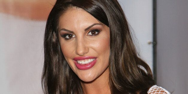 LAS VEGAS, NV - JANUARY 18:  Adult film actress August Ames appears at the Twistys booth during the 2017 AVN Adult Entertainment Expo at the Hard Rock Hotel & Casino on January 18, 2017 in Las Vegas, Nevada.  (Photo by Gabe Ginsberg/FilmMagic)