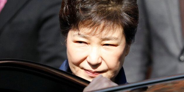 South Korea's ousted leader Park Geun-hye leaves her private house in Seoul, South Korea, March 30, 2017.  REUTERS/Kim Hong-Ji
