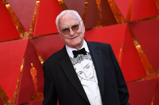 US screenwriter and director James Ivory arrives for the 90th Annual Academy Awards.
