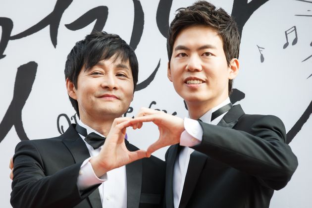 2013년 결혼식을 올린 김조광수 감독과 김승환씨 부부. 