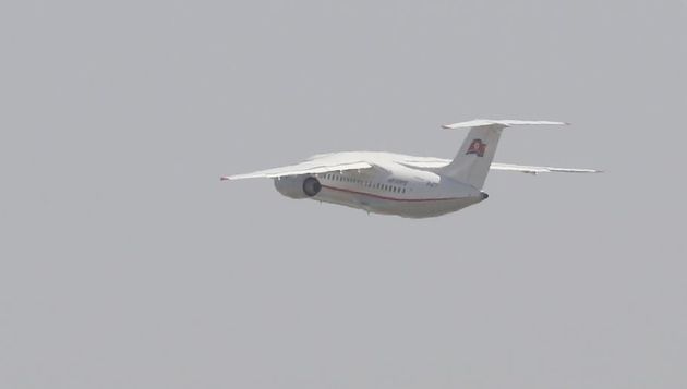 22일 오전 4개국 외신을 태운 고려항공 전용기가 중국 베이징 서우두 공항을 출발해 북한 원산 갈마비행장으로 향하고 있다.