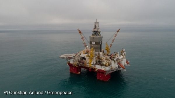북극해에서 이뤄지고 있는 석유 시추