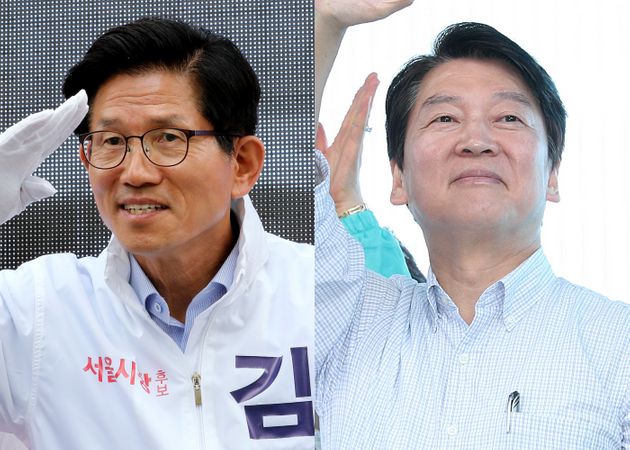 서울시장 선거에서 2등을 차지한 후보는 누구인가(출구조사 결과)