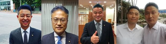 왼쪽부터 김영호·김정우·임종성·김민기·김영진 의원 페이스북 ‘인증샷’
