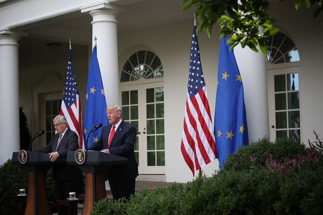 미국과 유럽연합 간 무역전쟁이 사그라들 조짐이 보인다