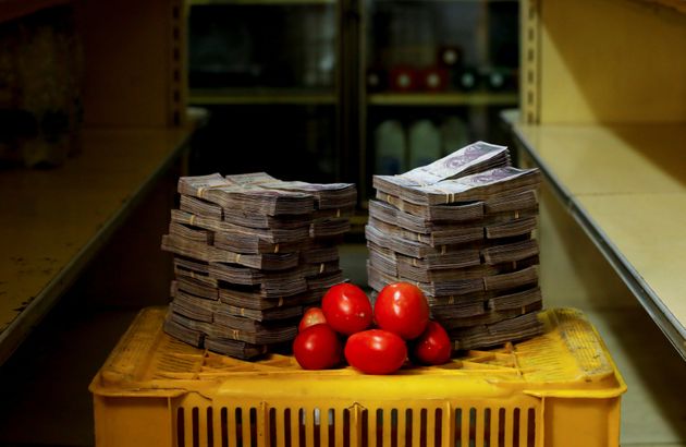토마토 1kg에는 500만 볼리바르가 필요하다 