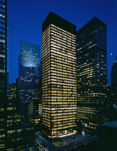 The Seagram Building.