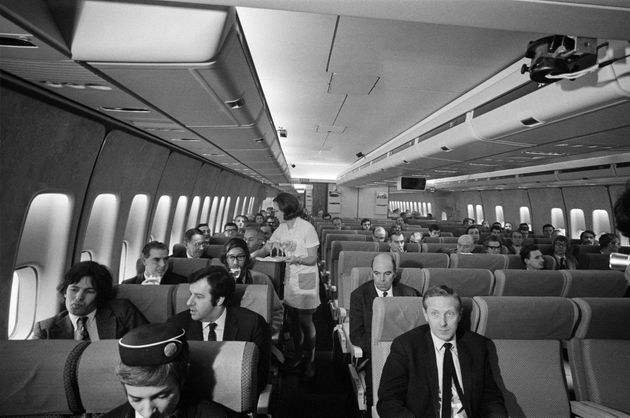 첫 상업비행에 나선 보잉 747은 승객 361명을 태우고 뉴욕을 출발해 영국 런던 히드로 공항에 도착했다. 1970년 1월22일.