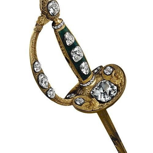 나폴레옹 1세의 보검 손잡이에는 ‘4대 저주 다이아몬드’인 리젠트 다이아몬드가 박혀 있었다.