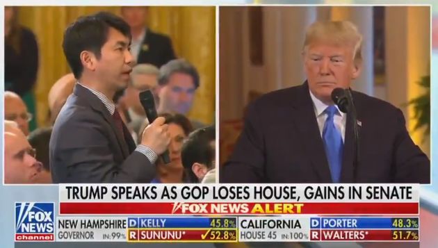 트럼프에게 영어로 질문해야 했던 일본 기자의 비극(영상)