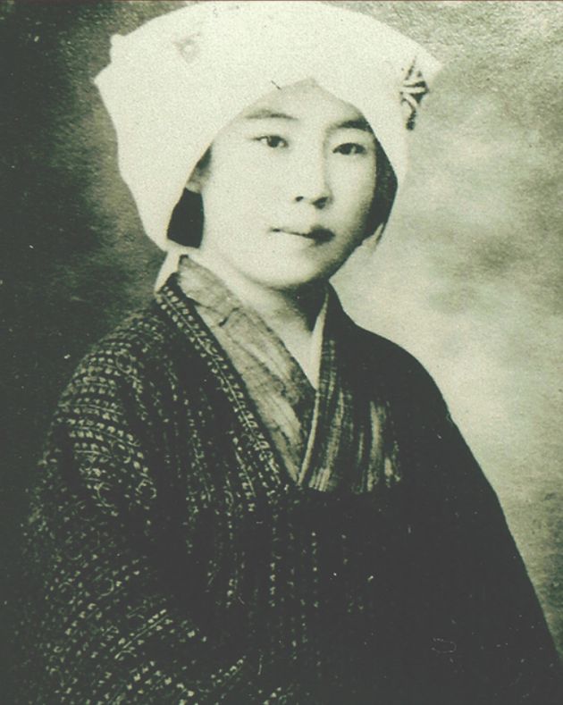 박열기념관에 남아 있는 가네코 후미코 여사의 사진.