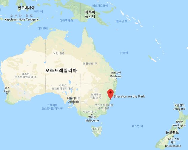 시드니는 호주 대륙의 동남쪽에 있다.
