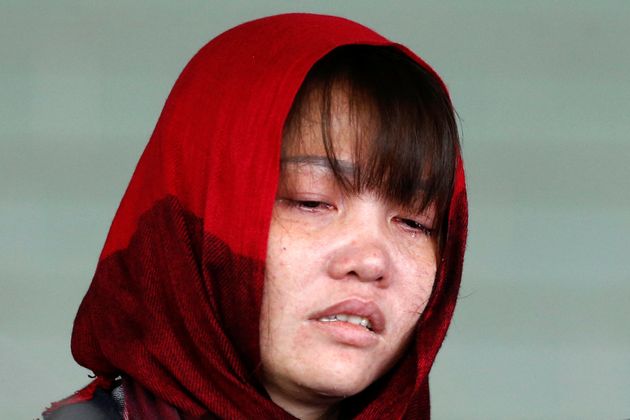 말레이시아 정부가 석방을 불허한 도안 티 흐엉. 2019년 3월 14일. 