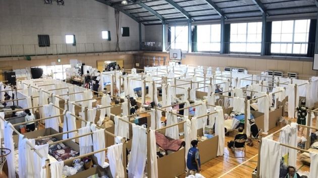 2011년 동일본 대지진 피해민을 위한 임시 주거 시설