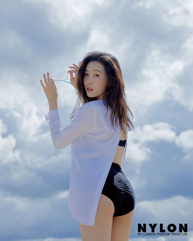 가수 선미가 체중 증량을 인증했다