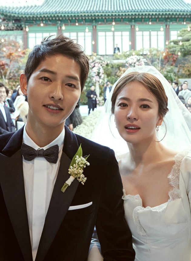 지난 2017년 10월 결혼한 배우 송중기와 송혜교.