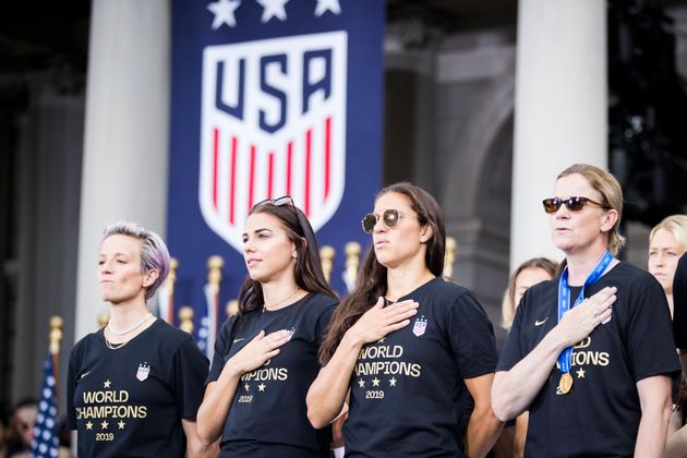 매력이 폭발한 메건 래피노 미국 여자축구 대표팀 주장의 연설 (영상)
