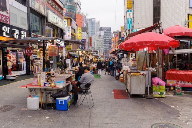(자료사진) 서울 명동 거리. 2018년 4월1일.