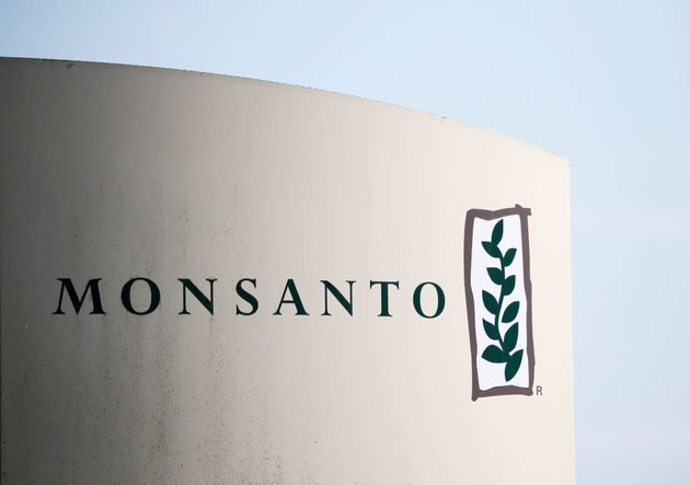 The logo of Monsanto is seen at the Monsanto factory in Peyrehorade, France, August 23, 2019. REUTERS/Stephane Mahe