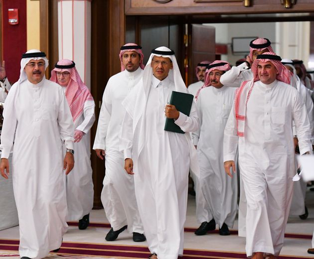 Saudi Energy minister Prince Abdulaziz bin Salman attends a news conference in Jeddah, Saudi Arabia September 17, 2019.  REUTERS/Waleed Ali