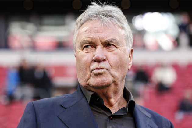 Guus Hiddink during the Dutch Eredivisie match between Ajax Amsterdam and PSV Eindhoven at the Johan Cruijff Arena on March 31, 2019 in Amsterdam, The Netherlands(Photo by VI Images via Getty Images)